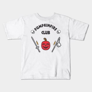 PUMPKINFIRE CLUB - RED COLOR Kids T-Shirt